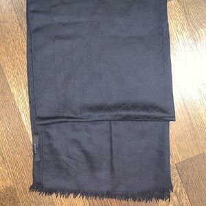 Gucci GG pattern knitted scarf